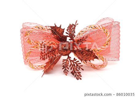 christmas bow  on white background 86010035