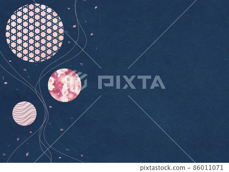 Japanese modern spring ball pattern (XL 350dpi A3 size) Japanese modern spring ball pattern (XL 350dpi A3 size) 86011071