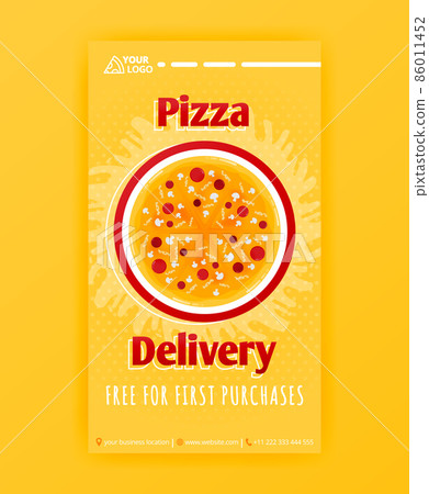 poster template of fast pizza free delivery for social media stories post and ads banner poster template of fast pizza free delivery for social media stories post and ads banner 86011452