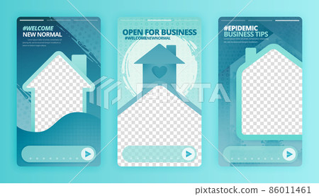 new normal for stories and social media packages. covid-19 safety protocol for business and education activities in the pandemic. banner and leaflet templates for ads and warnings protection new normal for stories and social media packages. covid-19 safety protocol for business and education activities in the pandemic. banner and leaflet templates for ads and warnings protection 86011461