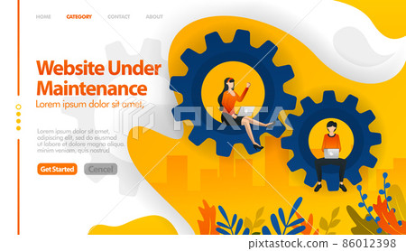 Web under maintenance, 404 not found, web in sales, web in repair vector illustration concept can be use for, landing page, template, ui ux, web, mobile app, poster, banner, website Web under maintenance, 404 not found, web in sales, web in repair vector illustration concept can be use for, landing page, template, ui ux, web, mobile app, poster, banner, website 86012398