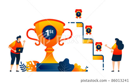 First Second Third Clipart