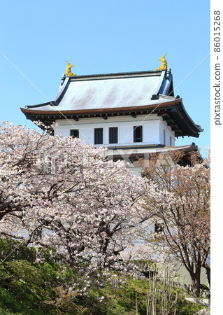 北海道松前春天松前城 北海道松前春天松前城 86015268