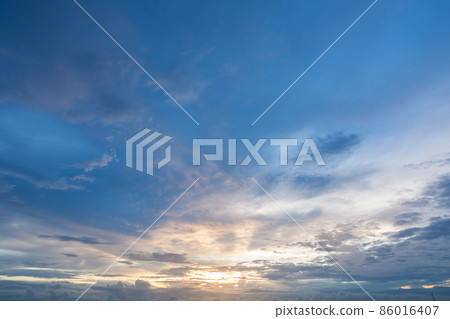 Sky shooting and beautiful clouds Sky shooting and beautiful clouds 86016407