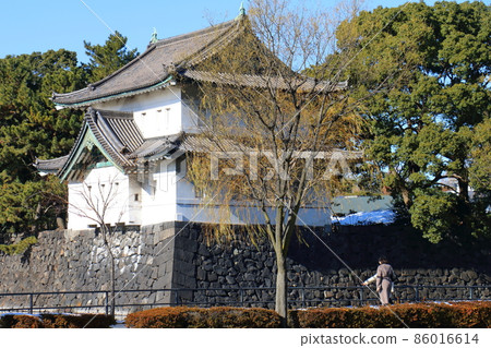 Edo Castle Sakurada Tatsumi and Kikyo Moat Tatsumi Yagura Sakurada Double Tower Honmaru to Southeast (Tatsumi) Imperial Palace Chiyoda, Chiyoda-ku, Tokyo Edo Castle Sakurada Tatsumi and Kikyo Moat Tatsumi Yagura Sakurada Double Tower Honmaru to Southeast (Tatsumi) Imperial Palace Chiyoda, Chiyoda-ku, Tokyo 86016614