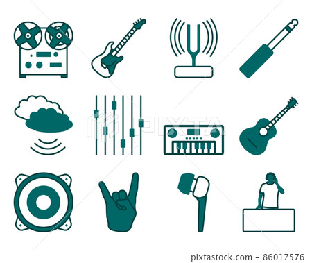 Music Icon Set 86017576