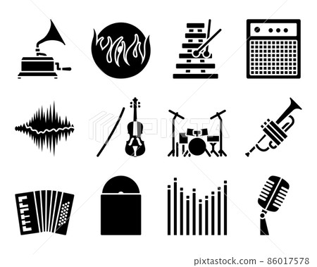 Music Icon Set Music Icon Set 86017578