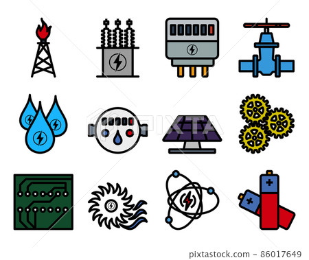 Energy Icon Set 86017649