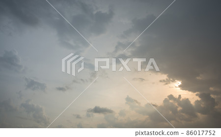 Colorful pictures of the sky and clouds during the evening. Colorful pictures of the sky and clouds during the evening. 86017752