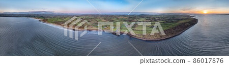 The beautiful eagles nest rock at Doorin Point by Mountcharles in County Donegal - Ireland. The beautiful eagles nest rock at Doorin Point by Mountcharles in County Donegal - Ireland. 86017876