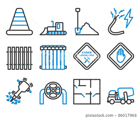 Construction Icon Set Construction Icon Set 86017968