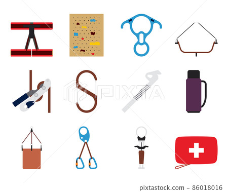 Alpinist Icon Set 86018016