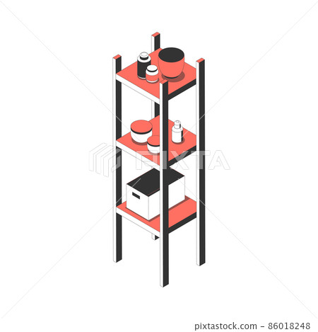 Rack Isometric Icon - Stock Illustration [86018248] - PIXTA