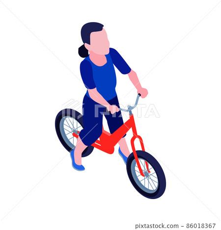 Riding Bicycle Icon 86018367