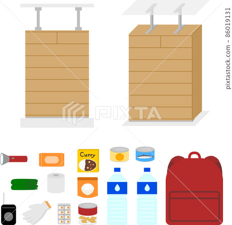 Earthquake countermeasure set Earthquake countermeasure set 86019131