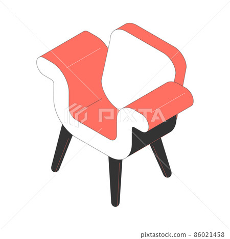 Armchair Isometric Icon - Stock Illustration [86021458] - PIXTA