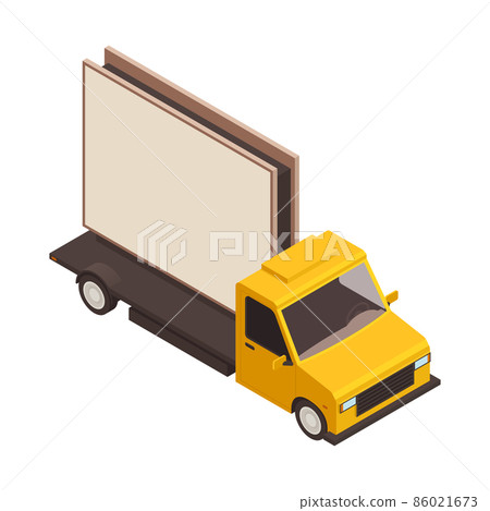 Isometric Billboard Truck 86021673