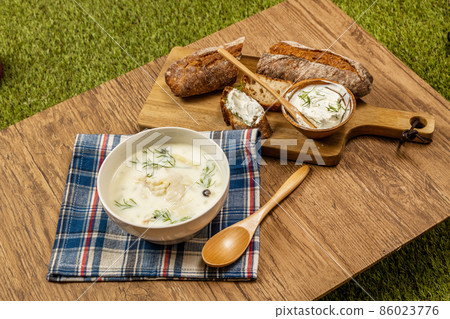 Scandinavian cod and potato soup Scandinavian cod and potato soup 86023776