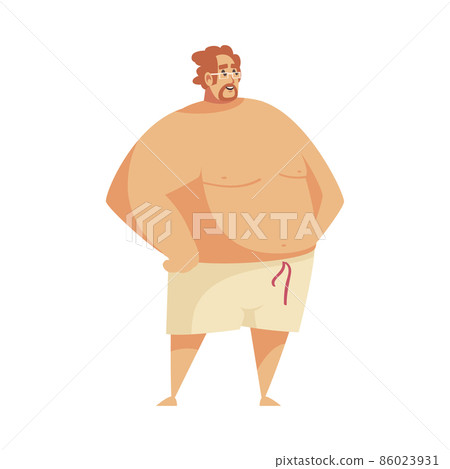 Cartoon Happy Man 86023931