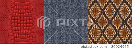 Animal skin and fur seamless textures for game 86024925