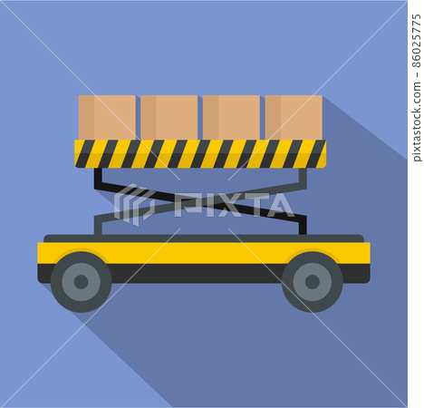 Loader platform icon, flat style 86025775
