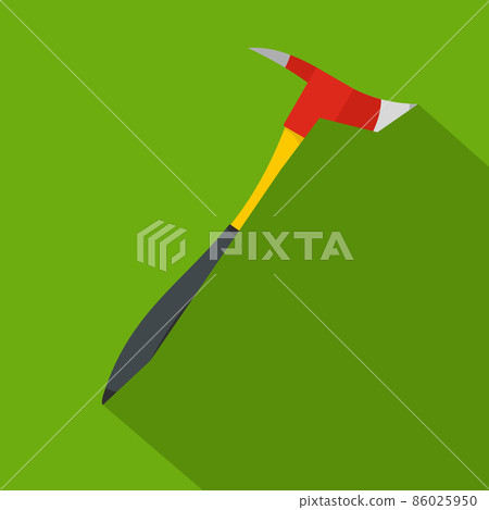 Pickaxe icon, flat style Pickaxe icon, flat style 86025950