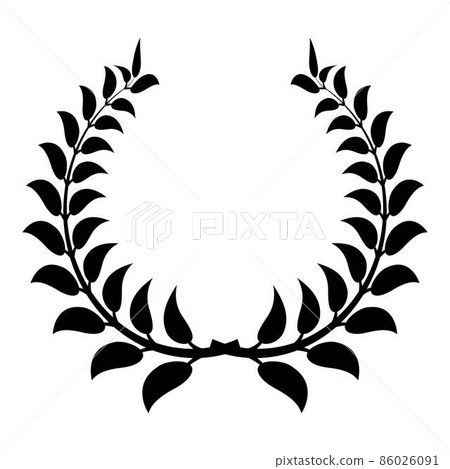 Plant wreath icon, simple style Plant wreath icon, simple style 86026091
