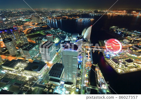 [神奈川縣]橫濱港未來夜景 86027357