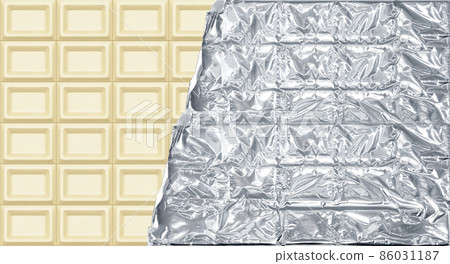 White chocolate plate chocolate illustration real valentine White chocolate plate chocolate illustration real valentine 86031187