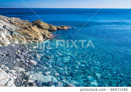 Seewater on the Italian Riviera Seewater on the Italian Riviera 86031496