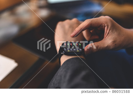 smartwatch, smart watch, chart 86031588