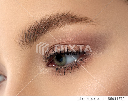 Close up of gray woman eye Close up of gray woman eye 86031711
