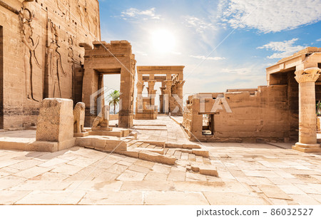 Philae Temple of Isis and Trajan's Kiosk, Agilika Island, Aswan, Egypt 86032527