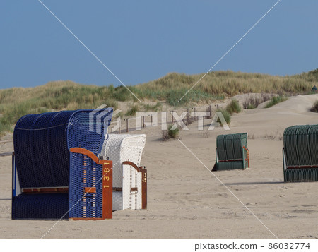 beach at the north sea in germany 86032774