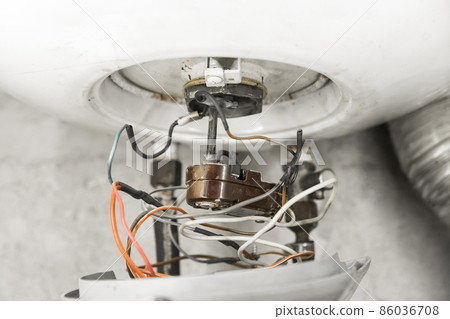Old boiler water heating boiler wire connection system, repair Old boiler water heating boiler wire connection system, repair 86036708