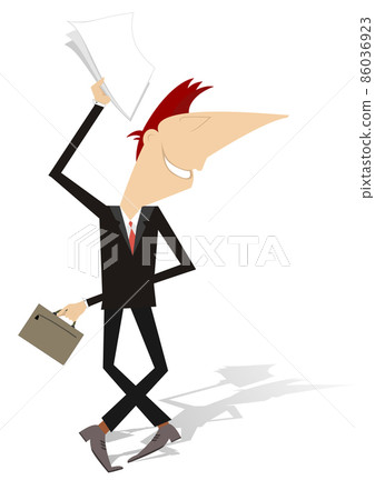businessman, vector, man 86036923