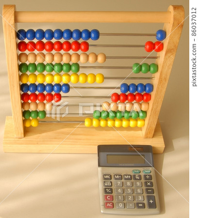 Abacus and Calculator Abacus and Calculator 86037012