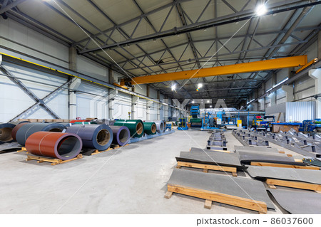 Metal sheet profile forming machine, process of making steel tile for roof, industrial manufacturing Metal sheet profile forming machine, process of making steel tile for roof, industrial manufacturing 86037600