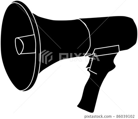 Loudspeaker silhouette Loudspeaker silhouette 86039102