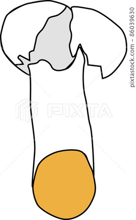 Illustration material of the image of breaking an egg 86039630
