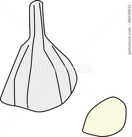 大蒜插圖素材 大蒜插圖素材 86039832