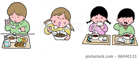 Children's school life Saijiki 86040133