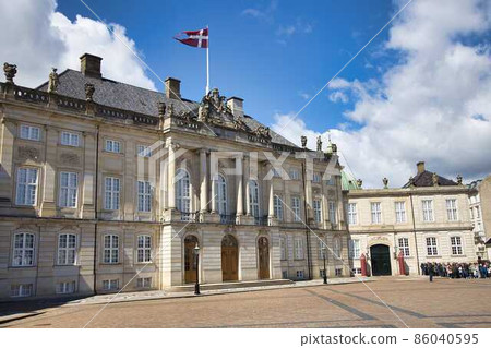 Scandinavian Denmark Copenhagen Amalienborg Palace Scandinavian Denmark Copenhagen Amalienborg Palace 86040595