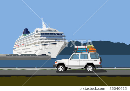 Cruise ships and SUVs 86040613