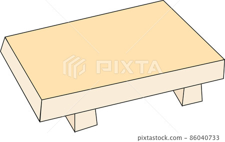 Illustration material of sushi clogs 86040733