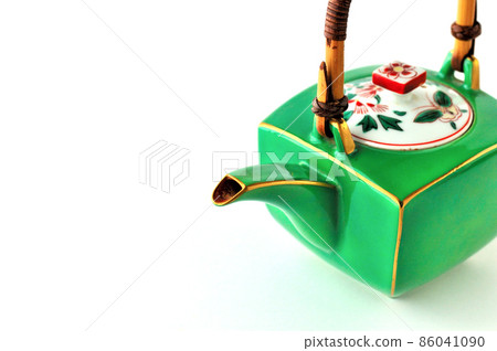Tea utensil green square teapot 86041090