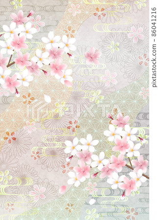 櫻花春天花背景 86041216