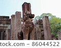 Angkor Wat lion statue 86044522