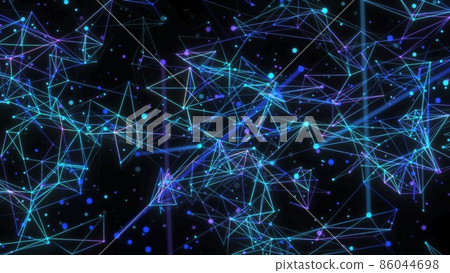 Triangle connection background Triangle connection background 86044698