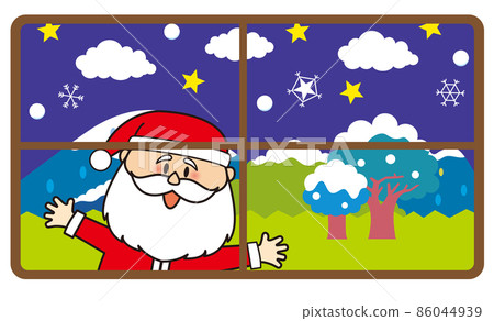 Santa coming for a happy Christmas Santa coming for a happy Christmas 86044939